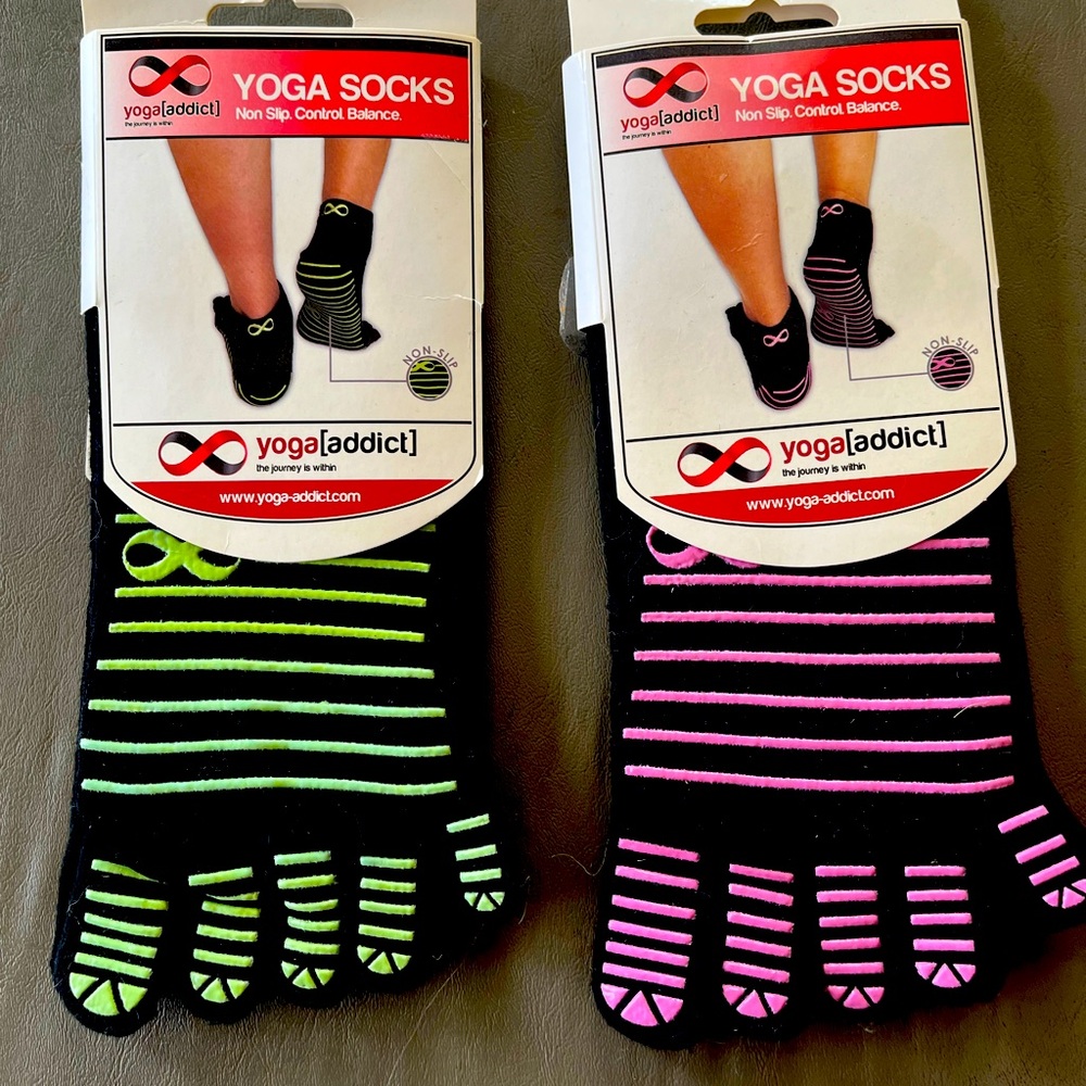 2 Pairs Yoga Socks